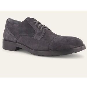 Naot‎ Mens Bondos Oxford Shoes US 9 Suede Comfort Lace Up Dress Charcoal
